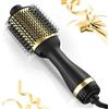 Generic One-Step Spazzola Asciugacapelli e Volumizzante: Spazzola Ad Aria Calda - 3 in 1 Phon Ioni Spazzola Elettrica per Asciugare Lisciare e Volume Capelli