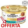 Purina Cat Gourmet Gold Intrecci di Gusto Tonno e Pesce Oceanico - Lattina Da 85 Gr - CONFEZIONE RISPARMIO