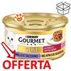 Purina Cat Gourmet Gold Intrecci di Gusto Agnello e Tacchino - Lattina Da 85 Gr - CONFEZIONE RISPARMIO