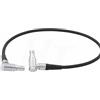 HangTon Cavo di alimentazione ad angolo retto da 2 pin a 2 pin ad angolo retto per videocamera Alexa Monitor (45 cm)
