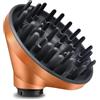 Xiciki Bocchetta diffusore per aspirapolvere Dyson Airwrap Styler, bocchetta diffusore per Dyson Airwrap HS05 HS01, trasformabile per Dyson Airwrap Styler in asciugacapelli, diffusore asciugacapelli (oro)