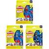 HASBRO Playdoo F9829 Marvel Personaggi Assortiti Stamping Shiled Crea Arma