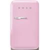 Smeg MINIBAR ANNÉES 50 ROSE CHARNIÈRES À DROITE