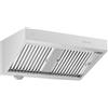 Royal Catering RCGH-100 Cappa aspirante con motore 120 cm 1000 m³/h Illuminazione LED 150 W 4 livelli in acciaio inox Cappa aspirante a parete