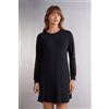 Intimissimi Camicia Da Notte Modal Luxurious Leopard Nero
