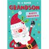 Piccadilly Greetings Biglietto di Natale per nipote con Babbo Natale - 22,9 x 15,2 cm