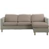Estoralis | JAVA | Rivestimento seduta e schienale per divano e poltrona | Tessuto super elastico C/ 07 Taupe | Taglia M (tra 50-85 cm x 65-95 cm e 10-20 cm di altezza)