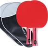 Expert Table Tennis Palio Master 3.0 - Racchetta da ping pong con custodia, approvata dall'ITTF, velocità allround, rotazione e controllo