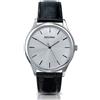 Sekonda Orologio da uomo in pelle analogica nera 3099, cinturino