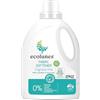 Ecolunes ammorbidente senza profumo, 100% di ingredienti di origine naturale, appositamente formulato per la pelle sensibile, non provoca allergie, dermatologicamente testato, 1L