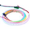 BTF-LIGHTING WS2812E Fili in lega ECO RGB 5050SMD Indirizzabile individualmente 1m 144 Pixel/m PCB bianco flessibile Full Color LED Pixel Strip Dream Color IP65 impermeabile Progetti fai-da-te DC5V