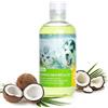 Nobleza Shampoo per Cani per Gatti, Shampoo per Cuccioli di Gattini naturale e Pelli Sensibili e Delicate PH Neutro, Dermatite, No Parabeni, Ftalati con Profumo di Cocco 250ml