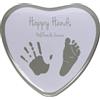 Dooky BB & Co - Scatola di impronta Happy Hands Argentato Grigio