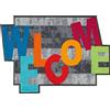 Wash+Dry tappeto Crazy Welcome 60x85cm, adatto per interni ed esterni, lavabile