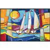 Wash+Dry - Tappeto Sailing Home 50x75, Colorato