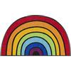 Wash+Dry tappeto Round Rainbow 50x85cm, adatto per interni ed esterni, lavabile