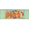 Wash+Dry tappeto Funky Fish 60x180cm, adatto per interni ed esterni, lavabile