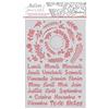 Aladine - Stencil Couronne, Giorni e Me per Bullet Journal - Scrapbooking e attività Creative - Stencil formato A5, Lettere Style Brush