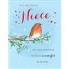 Piccadilly Greetings Biglietto di Natale tradizionale per nipote - 20,3 x 15,2 cm - Piccadilly Greetings