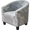 uyeoco Copripoltrona 1 Posto Elasticizato,Fodere Copripoltrona Universale,Copripoltrona da Cocktail Chesterfield Rimovibile Lavabile Antiscivolo per Bancone Soggiorno Tullsta (Color : #53)
