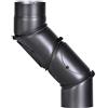 FIREFIX R130/UB - Tubo a gomito universale, colore: Nero