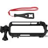 EMSea 1PC Gabbia Per Videocamera Compatibile Con Insta360 X4 Con Filettatura Da 1/4 Con 2 Accessori Per Montaggio A Slitta Fredda Supporto Per Videocamera D'azione Da 158x53mm