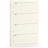 Harphia A5 A6 - Quaderno a spirale, con fogli sciolti, formato A6, pagina interna, carta da latte, settimanale, piano mensile per fare la linea (piano settimanale, A6-17 x 9,4 cm)