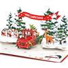 CUT POPUP.COM CUTPOPUP 3D Biglietti Natale 2024, Biglietti Auguri Natale, Biglietti Auguri Natalizi, Biglietto Natale, Christmas Cards, Xmas Cards (Xmas Car under Tree) US8-CN255IT