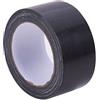 GORGECRAFT Nastro Rilegatore Da 2 pollice X 21 yard Nastro di Riparazione per Libri In Stoffa Del Libro Della Biblioteca Del Panno Sicuro Craft Tape Senza Acido per Incernierati Cavo Divano, Nero