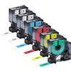 NineLeaf 6 confezioni etichettare i nastri set di combo per Dymo LabelManager d1 160 stampante 45010 45013 45016 45017 45018 45019 stampe in bianco 6 pacchi
