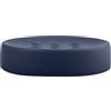 Spirella Portasapone Decorativo Effetto Pietra per Bagno - Dimensioni: 11 x 11 x 3 cm - Blu Opaco
