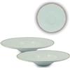 ARCA, Servizio di Piatti, Set di 2 Piatti Cappello del Prete, Realizzati in Melamina, Set per la Tavola, Colore Acqua Marina, Collezione Tierra, 28x6 cm