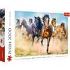 Trefl 2000 Elementi, Qualità Premium, per adulti e Bambini dai 12 anni Puzzle, Colore Mandria di cavalli al galoppo, Galloping herd of horses, 27098