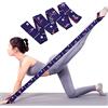 JJunLiM 11 Loop Bande di esercizio Latin bands 15-20kg Pilates Yoga Bande elastiche di resistenza allo stiramento Danza fitness bande for Gymnastics Workout (1pcs) (viola scuro)