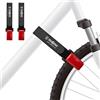 MAGMA 2 Cinghie Adesive 80cm | Stabilizzatore per ruote di bicicletta Portapacchi | Cinghie Regolabili con Gel Antigraffio | Escursioni, Yoga, Stuoie, Campeggio, Ciclismo