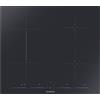 Hoover H-HOB 500 INDUCTION Piano Cottura Induzione 4 Fuochi Larghezza 60 cm in Vetroceramica colore Nero - HTPS64MCTT/1