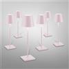 Zafferano Poldina Pro lampada da tavolo ricaricabile set da 6, LED USB con stazione di ricarica, LD0350RP+LD0340P3#6, Poldina Pro; Poldina [Lampade per Interni > Lampade da Tavolo]