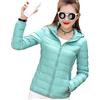Peuignao Piumino Leggero Donna con Cappuccio Giacca Piumino Invernale Donna Corto Piumini Leggeri Donna Giubbotti Invernali Cappotto Piumino Imbottito Trapuntato Donna Taglie Forti Giaccone Piumino Blu XL
