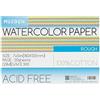MEEDEN Blocco di carta dell'acquerello, 100% cotone Watercolor Paper Pad di 20 fogli, 140lb / 300gsm, carta di arte senza acidi per acquerello, guazzo e altro ancora, 18×12,5 cm grano grezzo