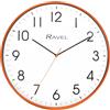 Ravel - Orologio da Parete moderno per Ufficio e Cucina da 40 cm - Quarzo analogico - RWC.40.8 - Arancio