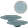 ARCA, Servizio di Piatti, Set di 2 Piatti Cappello del Prete, Realizzati in Melamina, Set per la Tavola, Colore Fango, Collezione Tierra, 28x6 cm