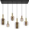 LUCIDE JOANET - Lampade a sospensione - 6 x E27 - Colore fumo grigio