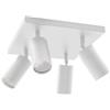 WatioWave PLAFON Soffitto 4xGU10 2x35W IP20 250mm Bianco