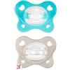 CHICCO (ARTSANA SPA) CHICCO DUAL SOFT SUCCHIETTO AZZURRO 6-16 MESI 2 PEZZI