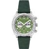 Spinnaker Orologio cronografo da uomo con scafo da 42 mm con cinturino in pelle SP-5068, Verde Napier