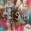 Gigio Store Adesivi Saldi Vetrofania Sconti Invernali, Adesivo Removibile per Vetrine Negozi, Sticker Adesivo per Vetro con Percentuale Sconto variabile