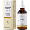 Derora Olio di Argan Marocchino | Nutre pelle, capelli e unghie | Antietà | Puro al 100% | Pressato a freddo e non raffinato | Naturale | Antiossidante e ricco di Omega 6 e vitamina E (120ml)