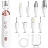 AOGOE Fresa per Unghie Professionale, Fresa Elettrica per Unghie 9 in 1 Portatile Ricaricabile, Set Manicure Elettrico con Luce Led, 5a Marcia Velocità Regolabile, per Saloni di Unghie, Manicure DIY