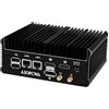 AIOPCWA Industrial PC, Fanless Mini PC, N100, 2 × 2.5GbE i226V LAN Port, 2 × COM RS232, Support WIFI/BT, Fanless Desktop Computer, DDR4 16GB RAM 1TB NVMe SSD, Windows 11 Pro