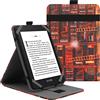 VOVIPO Custodia protettiva universale per kindle Paperwhite Kobo e-Reader da 6 pollici, custodia Stand Folio per Kobo/Kindle/Tolino/Pocketbook/Sony 6, con angoli di visualizzazione multipli-LBY